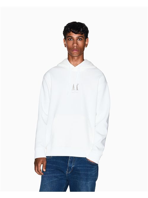 Felpa con cappuccio e tasca a marsupio con logo Icon ARMANI EXCHANGE | XM000369AF10818/U0009